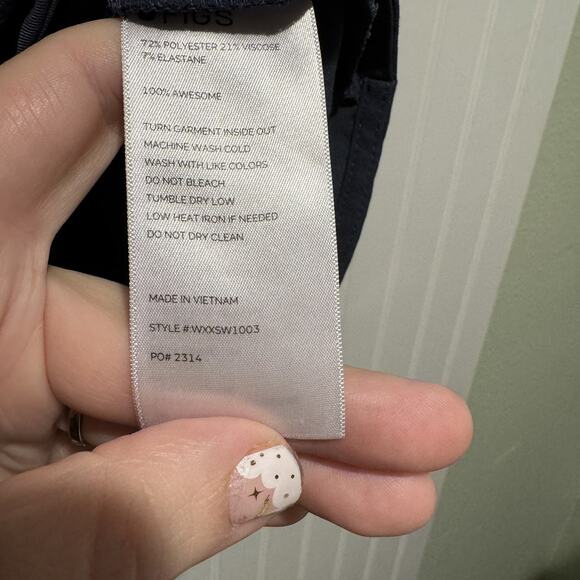 Figs Rafaela Oversized Scrub Top Navy Blue Size XXL - Picture 5 of 6